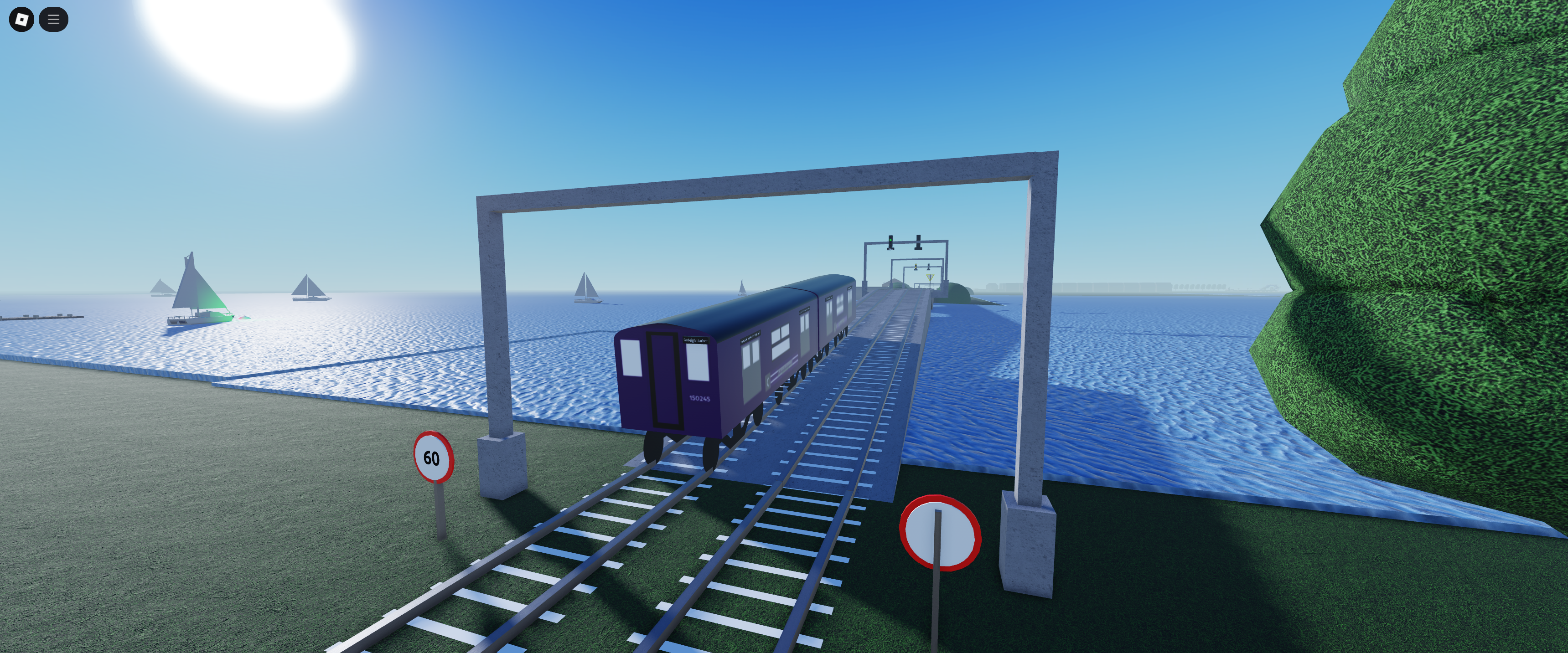 Screenshot from Clover Green Rail version 0.2.